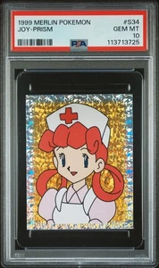 PSA 10 GEM MINT 1999 MERLIN POKEMON S34 JOY-PRISM - Picture 1 of 2