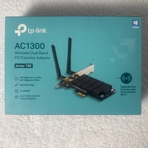 Adaptateur PCI Express double bande sans fil TP-Link Archer T6E AC1300 NEUF. Livraison gratuite ! - Photo 1/13