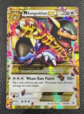 Pokémon TCG: M Kangaskhan Ex (109 Secret Rare) Secret Rare 109/106 Flashfire - Image 1 of 2