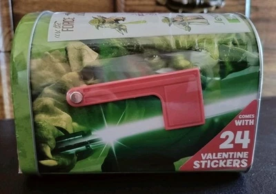 Star Wars Yoda Tin Mailbox Valentine Stickers Brand New! Sealed! 2013  - Image 1 of 4