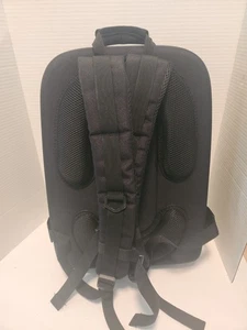 Hartschalen Kamerarucksack Tasche 3 seitliche Fotoeinsätze DSLR grau  - Bild 1 von 4