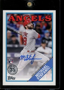 2023 Topps #88BA-MS Michael Stefanic 1988 Topps Baseball 35th Anniversary Auto - Picture 1 of 2