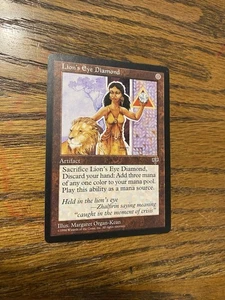 Lion's Eye Diamond Mirage Magic The Gathering MTG CEDH Rare Oop Artifact - Picture 1 of 18
