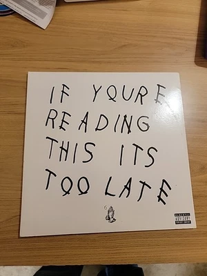 Drake - If You're Reading this It's Too Late Record 2LP Double Vinyl Youre Its. - Image 1 of 4