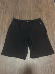 Danskin Women Yoga Shorts Fitted Black Size M - Picture 1 of 8