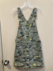 Mini Boden Mädchen Overall Kleid Grün Camouflage Größe 13-14 - Bild 1 von 3