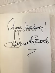 SIGNED Beard on Bread 1973 James Beard - Picture 1 of 5