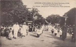 Togo - PALIMÉ - Recepción con motivo de la visita pastoral - Publ. Misiones - Imagen 1 de 2