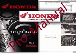 Honda CBR1000RR FIREBLADE Service Workshop Repair Manual 2008 - 2009 CBR1000 USB - Picture 1 of 1