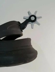 Spur Charm fits Crocs style footwear Spurs FishGunn - SHORTY - Picture 1 of 7