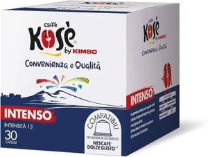 Nuova inserzioneCapsule caffè Kimbo Kosè Miscela Intenso compatibili Nespresso [PROMOZIONE]