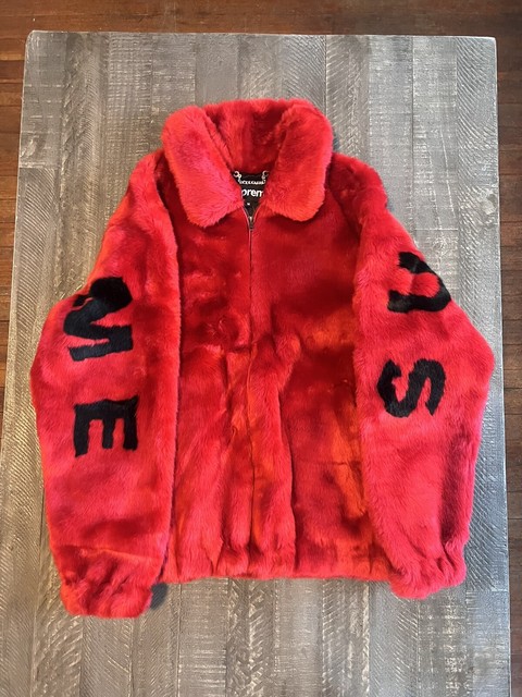 Mid Length Red Fox Fur Coat for Men