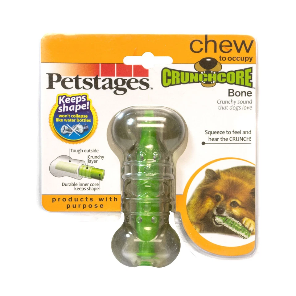 Petstages Crunchcore Crunchy Centre Chew Bone Dog Toy - Small - image 1 of 1