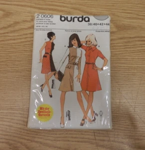 60er 70er Burda Schnittmuster 20606 3-Größen-Schnitt 60s 70s Vintage - Bild 1 von 2
