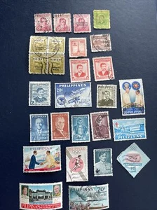 Philippines 1935-1967 Mix 23 Used Stamps And 1 Block Of 4,see Photos - Picture 1 of 10