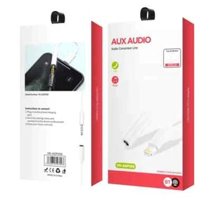 Aux Audio iPhone Connector to 3.5mm Jack Adapter Durable - Picture 1 of 15