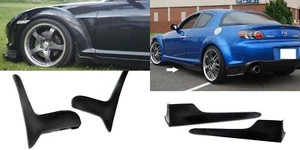 FIT 04-10 MAZDA RX8 RX-8 PU FRONT MUD FLAPS QUARDS REAR SIDE SKIRTS COMBO SET - Picture 1 of 1