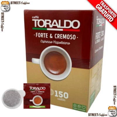 50 150 300 600 900 1200 Cialde caffè Toraldo Miscela Forte e Cremoso gratis