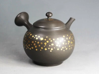 Tokoname Teapot Kyusu by Gisui, #gisui111, D102*H102mm, 360ml  - Image 1 of 4