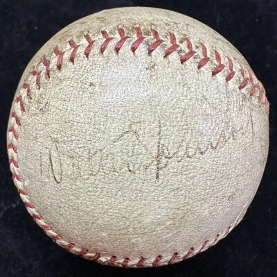 Béisbol Walter Johnson firmado por una sola vez PSA/DNA Beckett LOA Foto 1 de 4