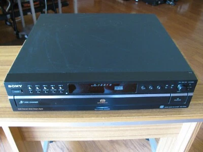Sony SCD-CE595 5 cambiador de discos reproductor de CD no puede leer disco SACD puede leer disco CD Foto 1 de 4