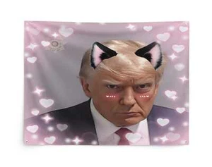 Kawaii Trump Mugshot Wandteppich - Bild 1 von 4