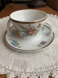 Rosenthal espresso cup Italy vintage  Botticelli  Floral  Two Handles One Piece - Picture 1 of 10