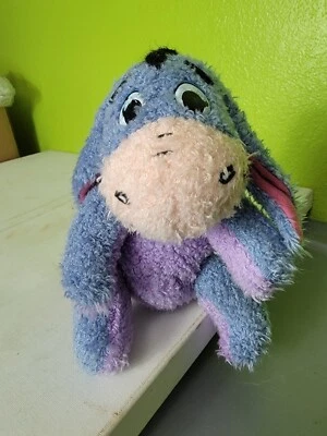Vintage 1999 Mattel Disney Fisher Price Pooh Plush Stuffed Toy Eeyore - Image 1 of 4