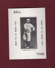 FRANK CHANCE, Cubs ~ 1914 Polo Grounds Game card WG4 | 1973 TCMA Reprint