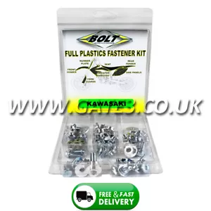 KAWASAKI KX250F KXF250 2017-2018 Full Plastics Fastener Kit - Nuts/Bolts/Washers - Picture 1 of 2