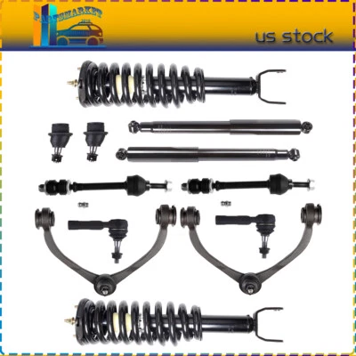 Front Rear Complete Struts For 2005-09 Dodge Dakota Raider 2WD Upper Control Arm Foto 1 de 4