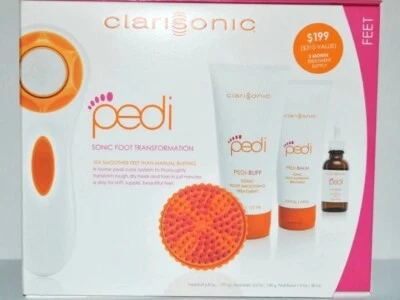 Nuevo Sistema de Transformación de Pie Sónico Clarisonic Pedi, Blanco, 7 Ct Foto 1 de 4