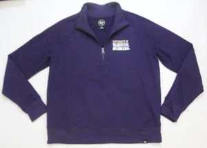 Large '47 University of Washington lila Polo Sweatshirt Langarm Oberteil JKT203 - Bild 1 von 5
