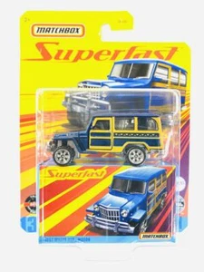 2020 Matchbox Superfast F Case #13 1962 Willys Jeep Wagon 1/64 Scale Diecast  - Picture 1 of 1
