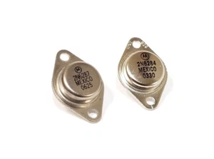 2N6287 + 2N6284 Darlington Complementary Silic  Power Transistor MOTOROLA - Picture 1 of 2