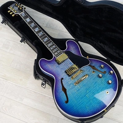 Guitarra Eléctrica Gibson ES Supreme Blueberry Burst Gold Hardware Hecha en EE. UU. 2024 Foto 1 de 4
