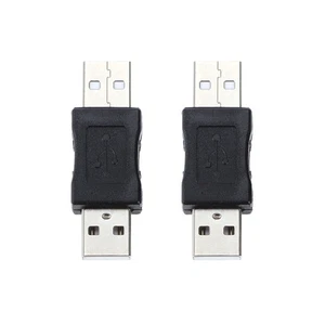 2Pcs USB Male to Mmale Connectors USB Wire Double Male Head Conversion Adapter - Picture 1 of 8
