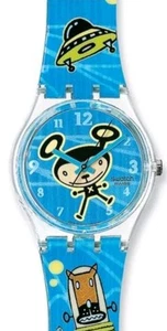Orologio Swatch STRANGE SPACE GK370 2002 Standard Uomo Quarzo Svizzero Con Batteria - Foto 1 di 9