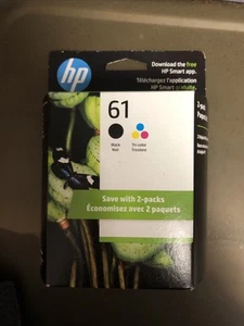 NEU und VERSIEGELT! Original OEM HP 61 Combo schwarz und dreifarbige Patronen - Bild 1 von 2