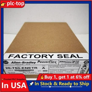 New Factory Sealed AB 20-750-ENETR SER A PowerFlex 750 2-P ENet/IP Module - Picture 1 of 7