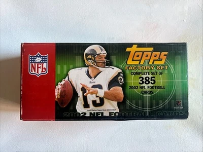 Juego de fábrica Topps 2002 - Juego completo de 385 tarjetas de fútbol americano de la NFL Foto 1 de 4