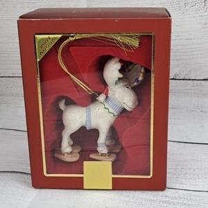 Lenox 2007 Annual Marcel Moose Ornament "Merry Mooseshoes" Schneeschuhe mit Box - Bild 1 von 19