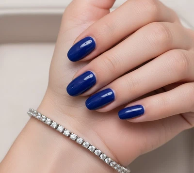 Sterling Silver 925 Sparkling White Sapphire Tennis Bracelet Luxury 7.5" - Image 1 of 4