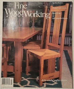 Fine Woodworking Magazine February 1997 - Arts and Crafts Chair - Picture 1 of 3