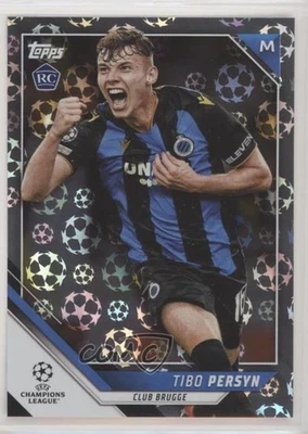 2021-22 Topps UCL Collection Starball Foil Tibo Persyn #85 Rookie RC - Image 1 of 2