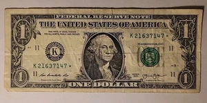 Billete estrella 2013 de $1 - Imagen 1 de 3