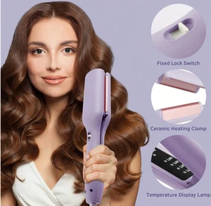 Hair 32mm Curling Iron, Large Curls With 4 Adjustable Temperatures Xmas - Picture 1 of 5