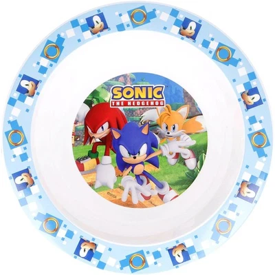 Ciotola Originale Sega Sonic in plastica alimentare per bambini piccoli. SEGA - Immagine 1 di 2