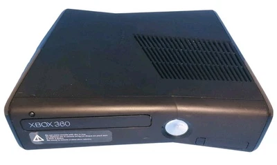 Consola Xbox 360 S Slim Negra Microsoft (Modelo 1439) Solo 4 GB Probada y Funcionando Foto 1 de 4