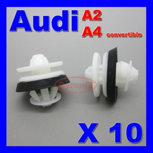 AUDI A2 A4 CONVERTIBLE TARJETA PUERTA CLIPS PANEL DE AJUSTE INTERIOR PLÁSTICO - Imagen 1 de 1
